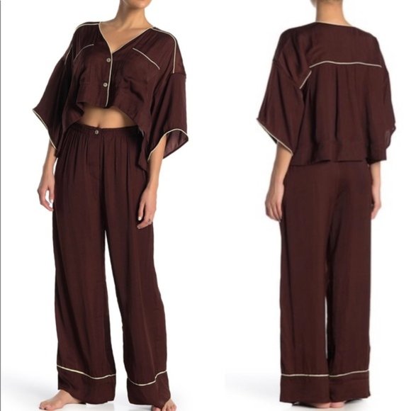 Free People Other - Free People Crop Shine Time Pajamas